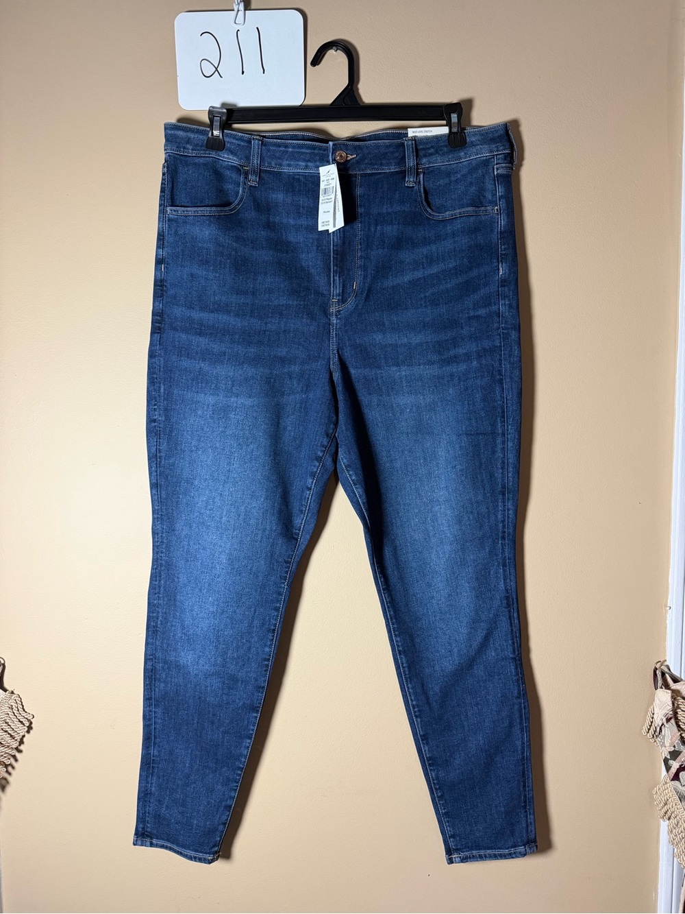 American Eagle Outfitters Dark Blue Skinny Jeans super Hi-rise jeggings